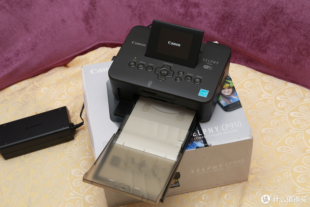 canon佳能selphy炫飞cp910便携式无线照片打印机