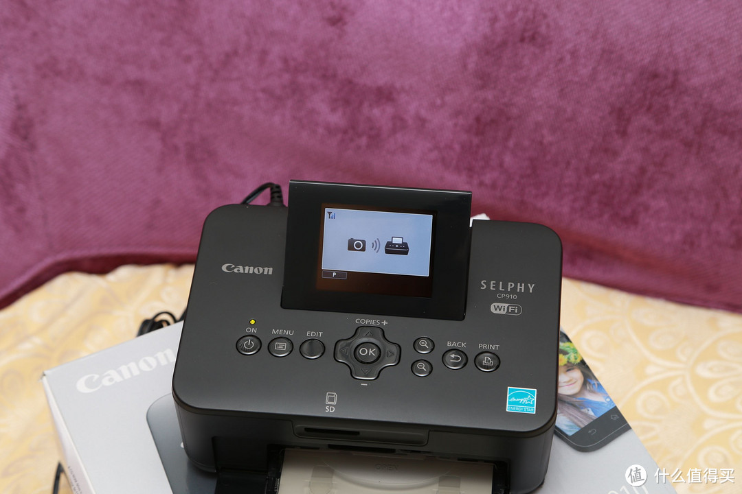 canon 佳能 selphy 炫飞 cp910 便携式无线照片打印机