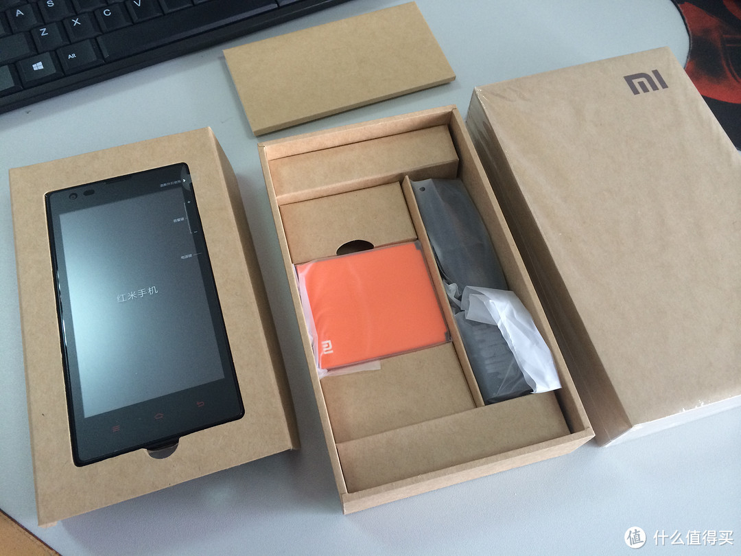 红红火火的小米红米1s联通3g版