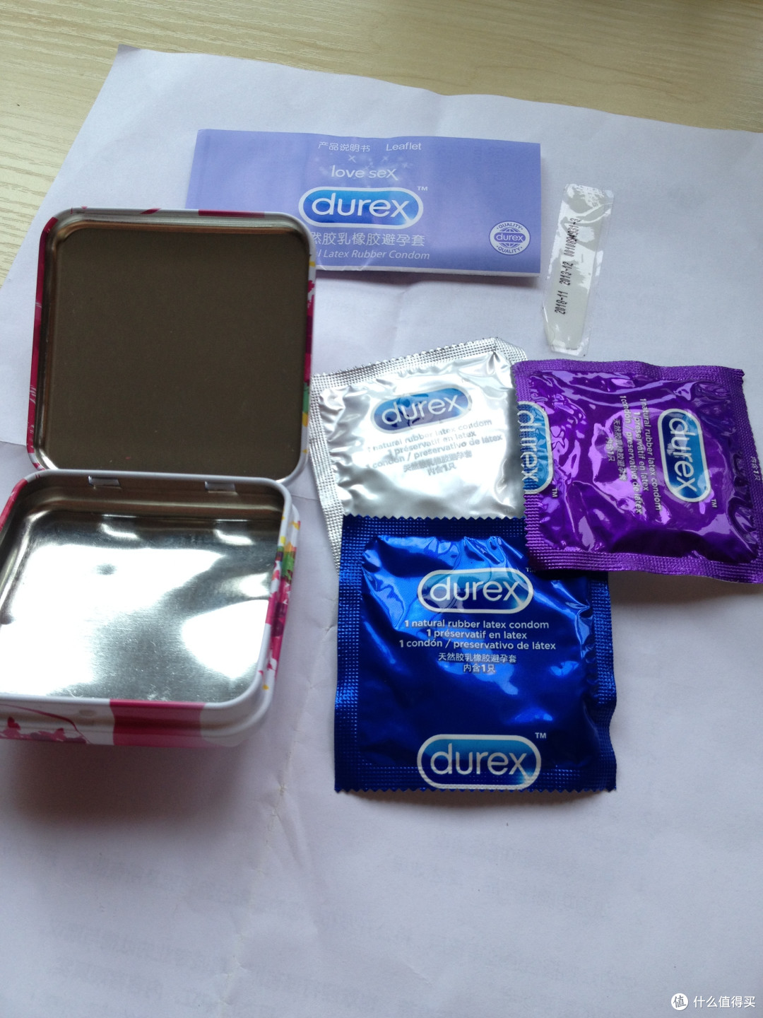 Durex 杜蕾斯 Love Box 三只装铁盒 众测报告