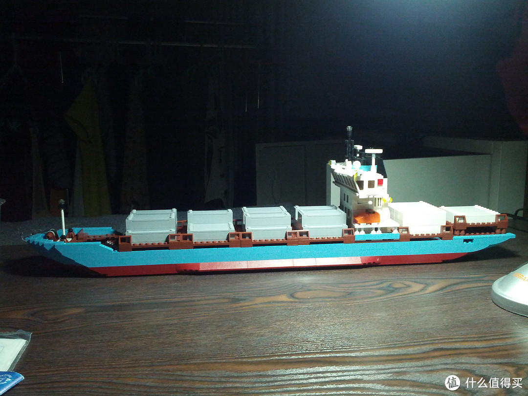 乐高中毒首弹：LEGO MAERSK 马士基集装箱船 10155