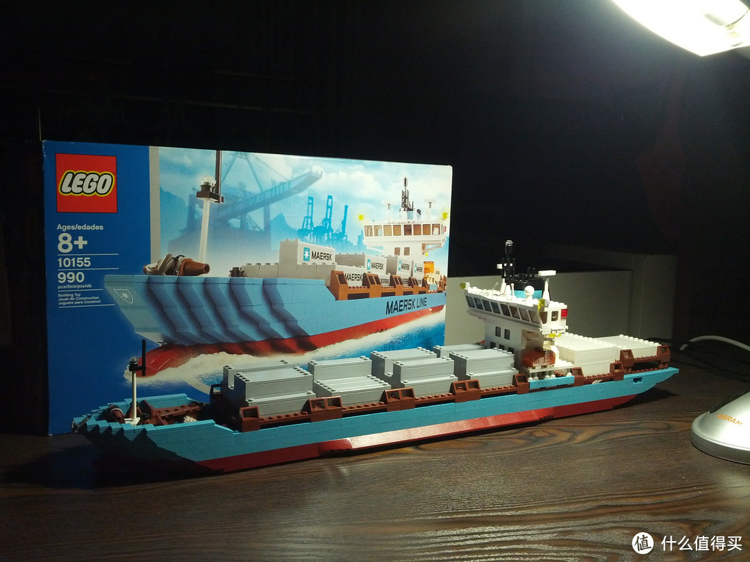 乐高中毒首弹：LEGO MAERSK 马士基集装箱船 10155