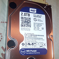 WD 西部数据 紫盘 2TB  SATA6Gb/s  64M 监控硬盘 替换挂掉的希捷Green盘