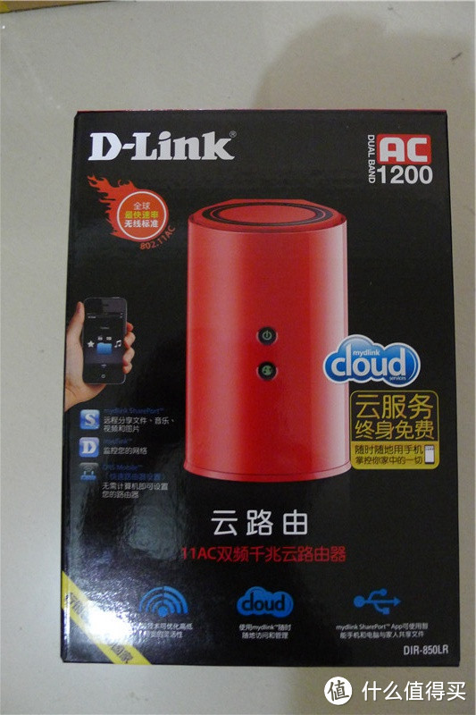 最爱的是那一抹骚红-D-Link 友讯 DIR-850LR 双频千兆云路由试用