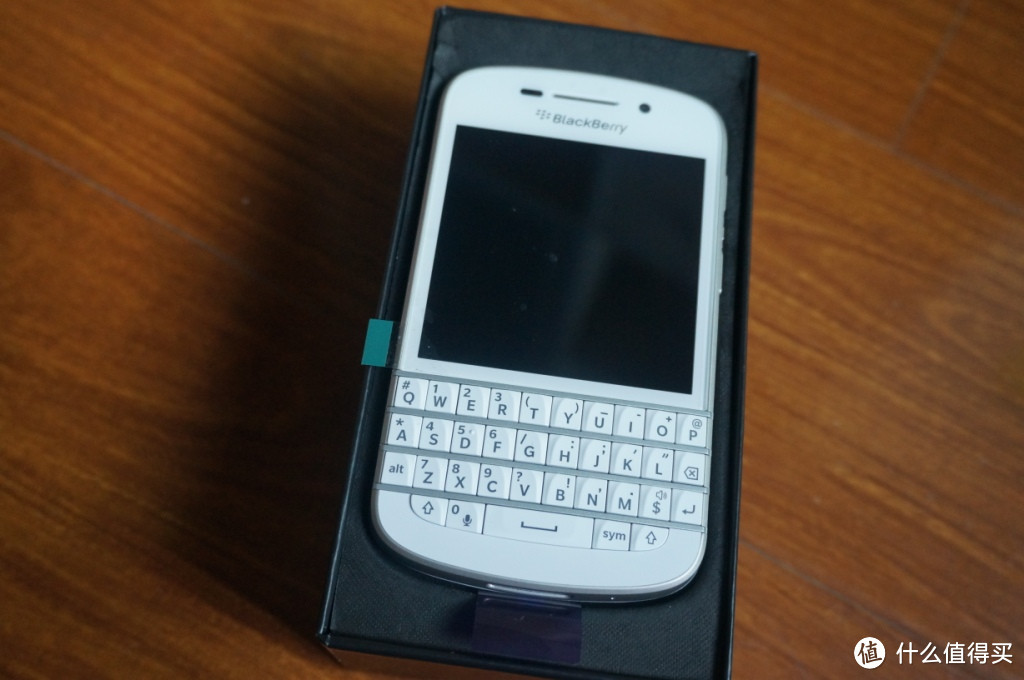 脑残粉入手blackberry黑莓q10智能手机白色