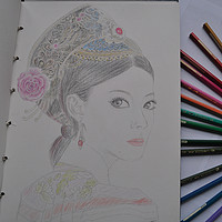 德国 FABER-CASTELL 辉柏嘉 48色水溶性彩色铅笔，宝妈的作品