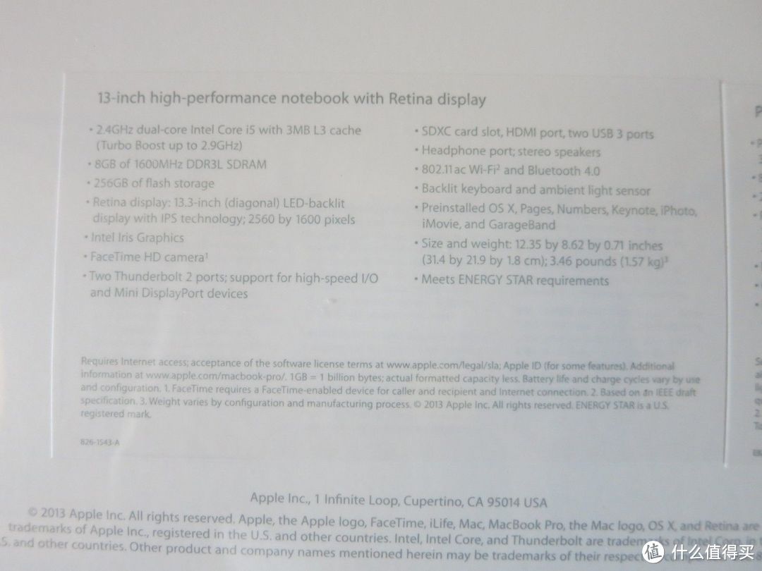 Ebay海淘节入手：Apple Macbook Pro ME865LZ/A