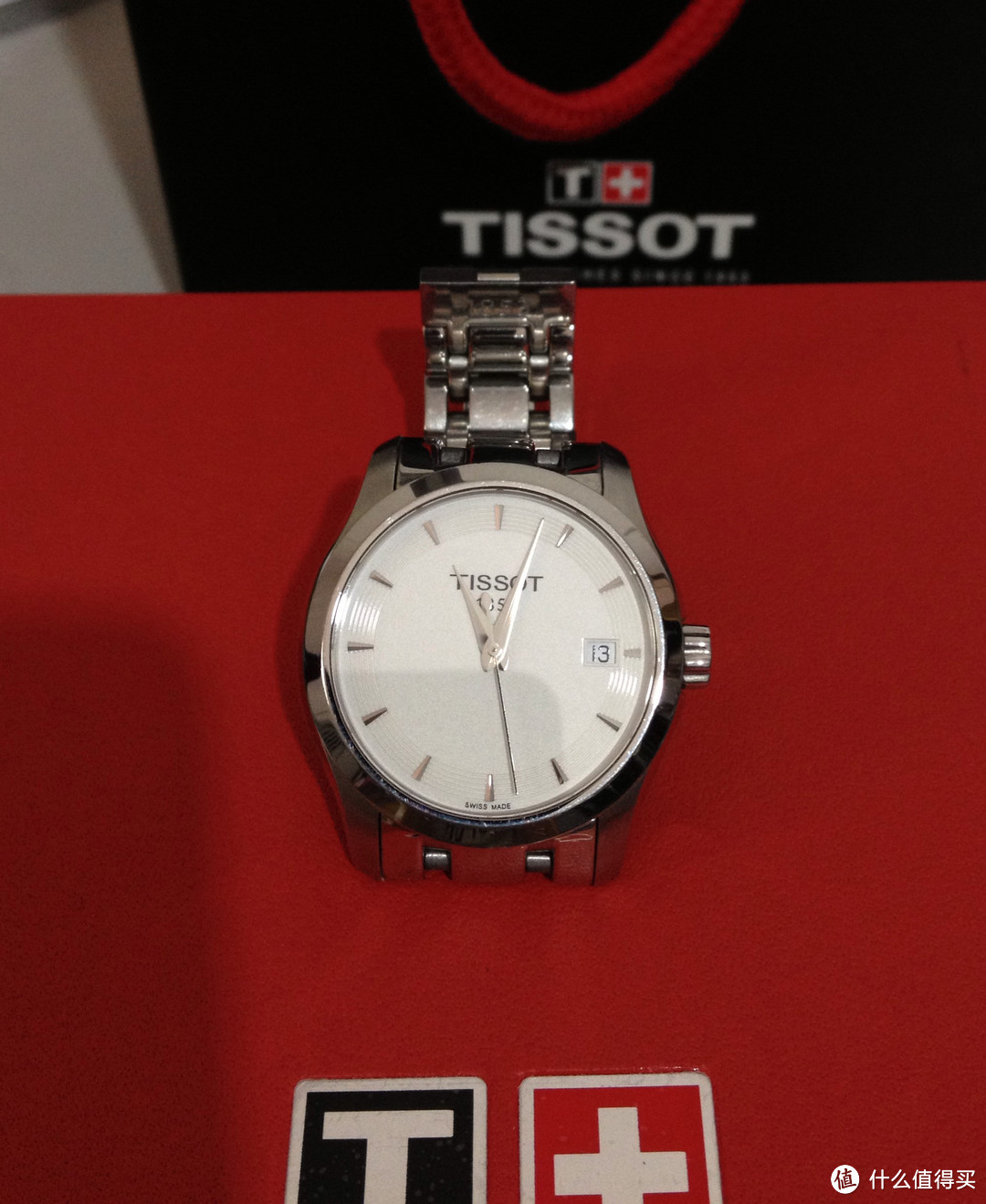 今年的生日礼物：Tissot 天梭 女款腕表 T035.210.11.011.00 & Kate Spade 女包