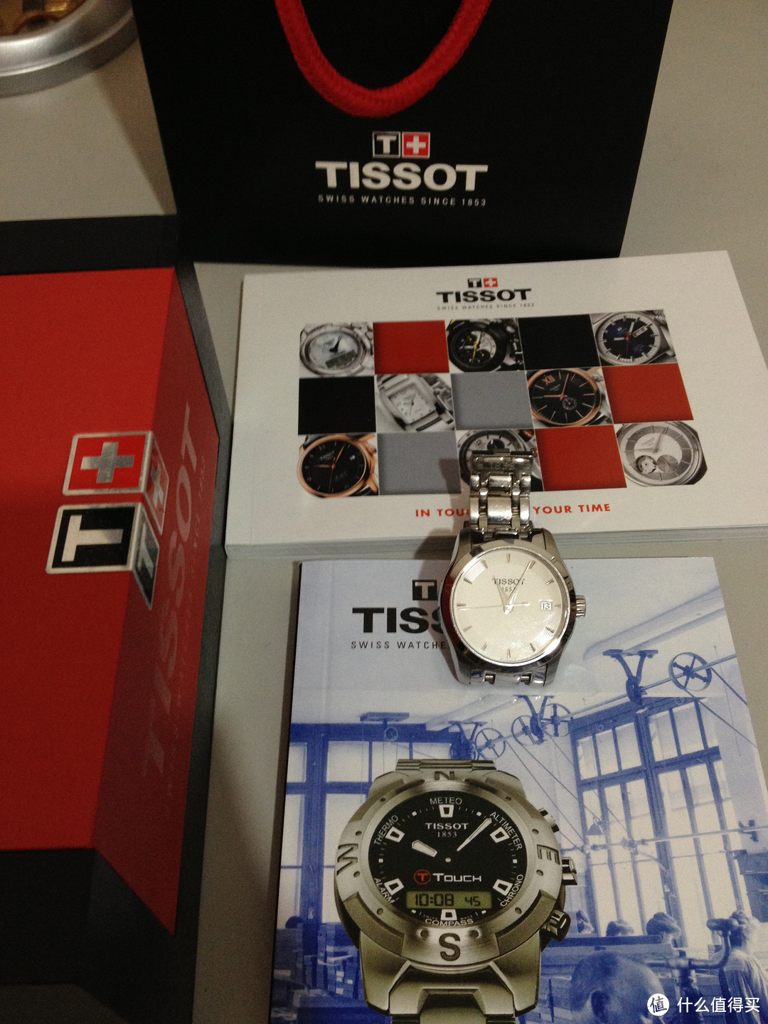 今年的生日礼物：Tissot 天梭 女款腕表 T035.210.11.011.00 & Kate Spade 女包