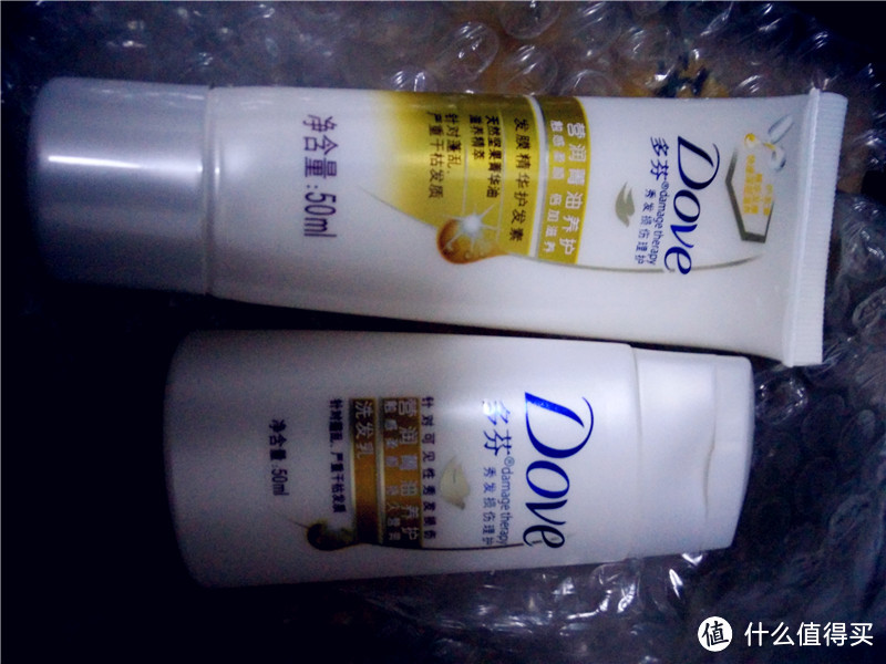 性价比较高的洗漱品牌，Dove 多芬 养护洗发乳50ml+护发素50ml