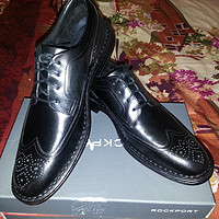 ROCKPORT 乐步 Business Wingtip 男士雕花正装皮鞋