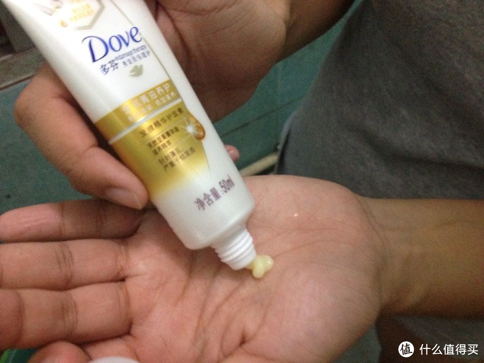 Dove 多芬养护洗发乳50ml+护发素50ml 蓝测评测