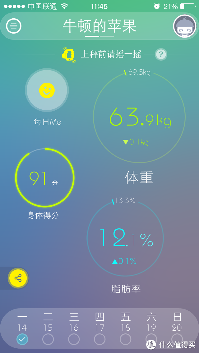 不仅仅体重那么简单——PICOOC Latin 智能健康体脂仪