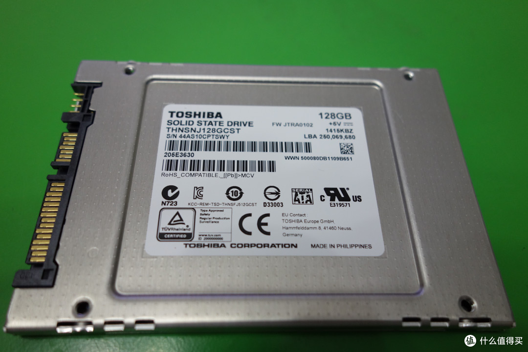 399剁手toshiba东芝q系列128gqprossd固态硬盘及intel530120gssd对比