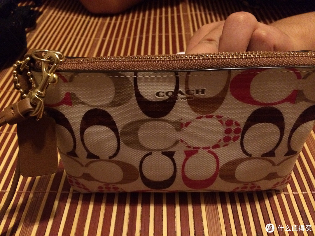 COACH 蔻驰 BOX BLEECKER DROP SIGNATURE 女款零钱包