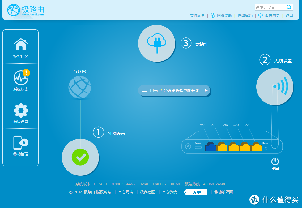 首次体验智能路由器 极路由极壹S C罗签名限量纪念版