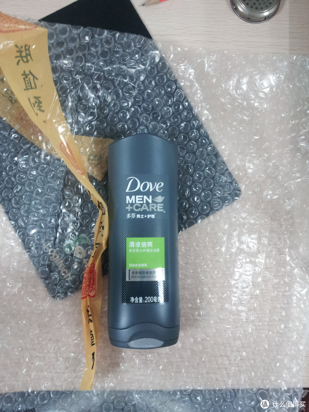 新手初测报告——Dove 多芬 男士清凉倍爽沐浴露 200ml。