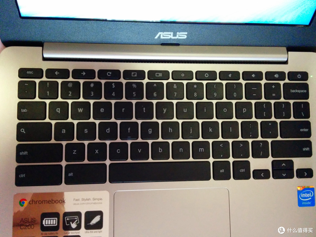 体验不同的上网本:ASUS 华硕 C200MA-DS01 11.6英寸 ChromeBook