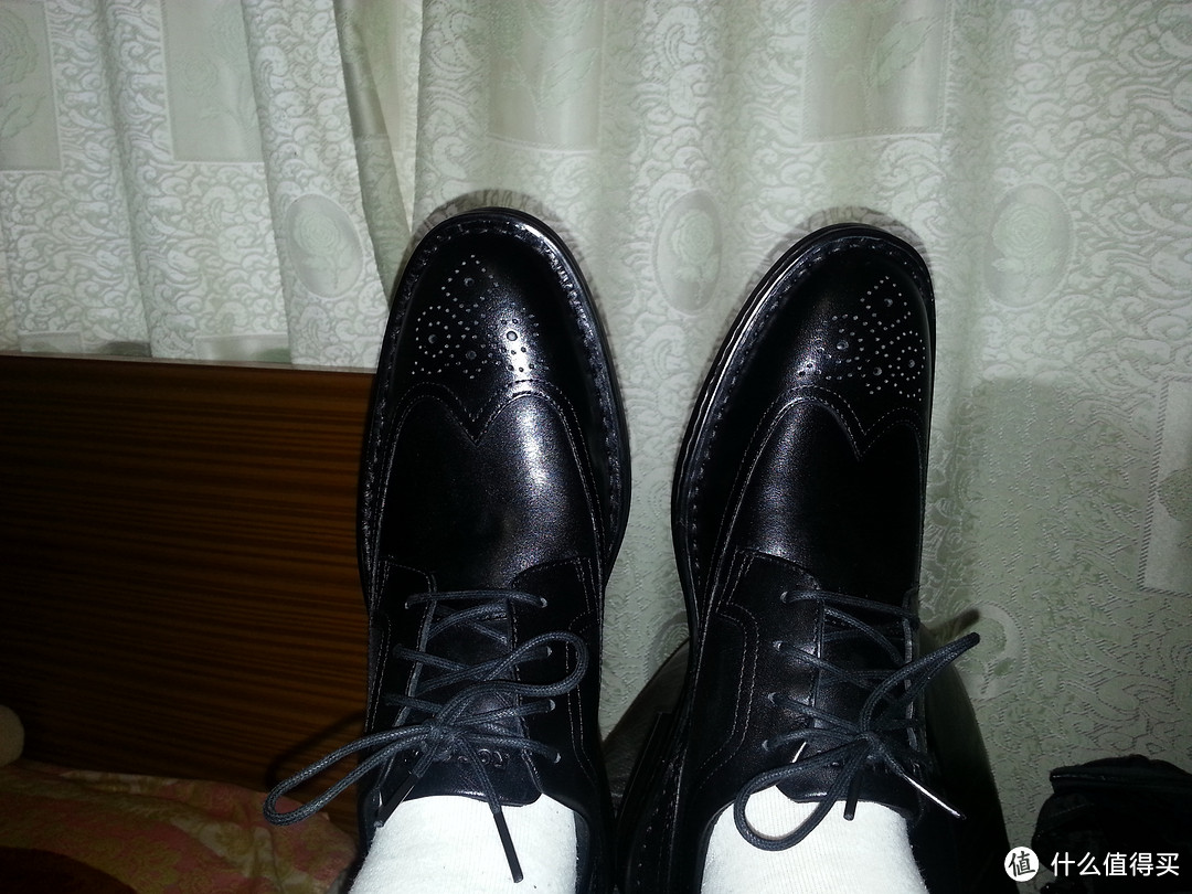 ROCKPORT 乐步 Business Wingtip 男士雕花正装皮鞋