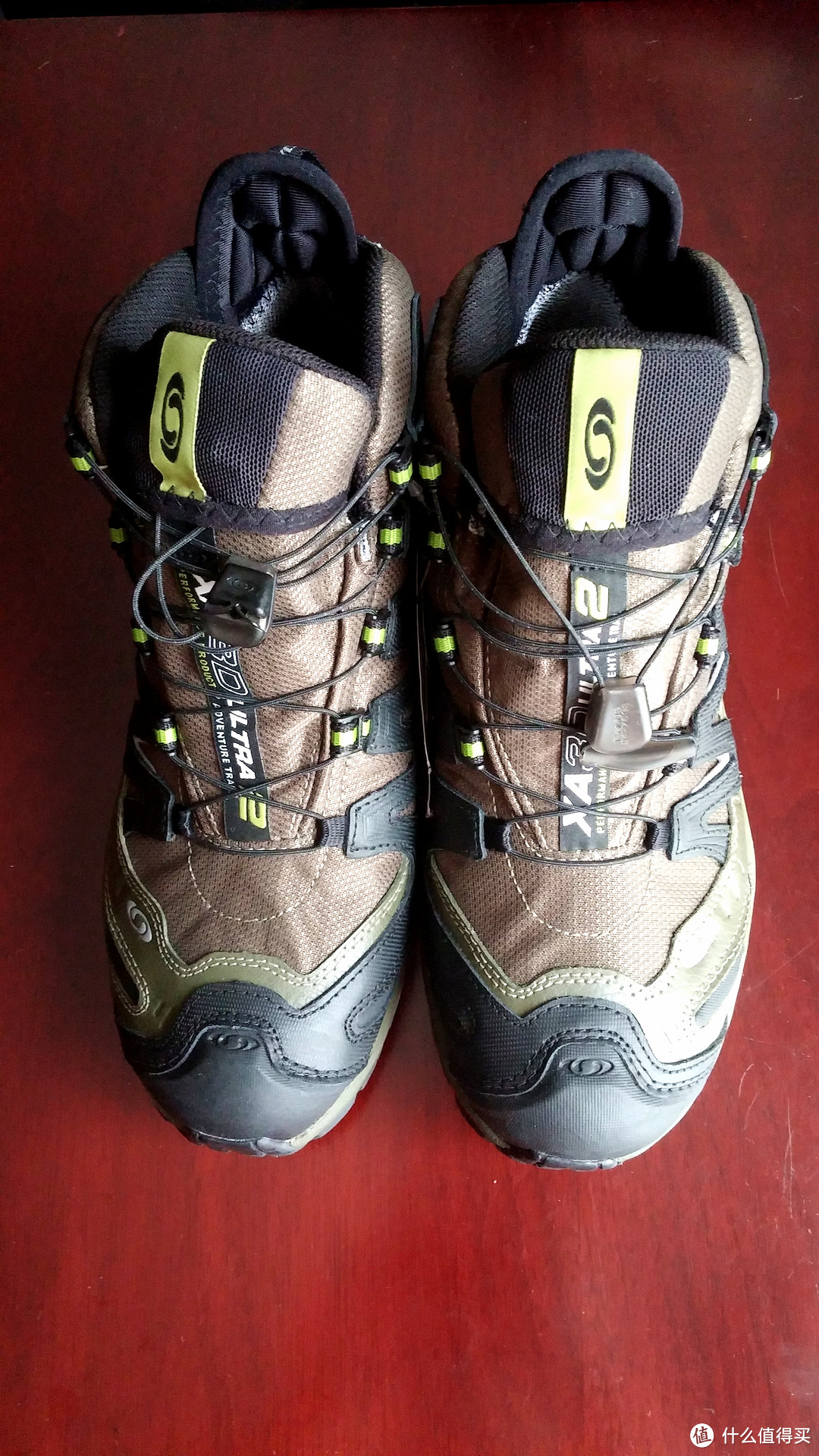 天气不错，帮老公晒鞋：Salomon 萨洛蒙 XA Pro 3D Mid LTR GTX 男款登山靴