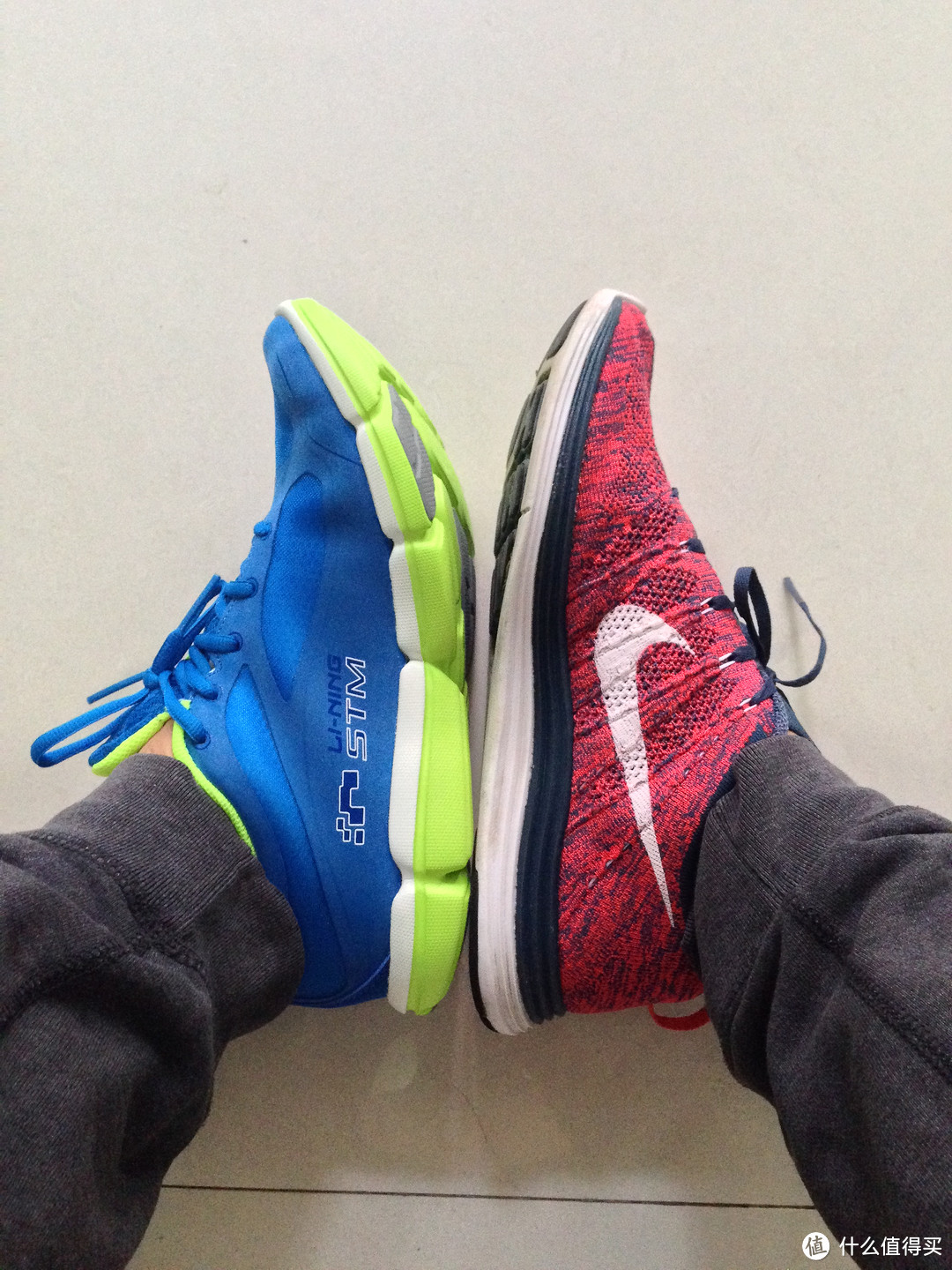 一半海水 一半火焰-----LI-NING STM VS NIKE FLYKNIT LUNAR1+