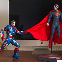 Hot Toys 1/6《钢铁侠3》爱国者 & 《钢铁之躯》超人，附送小剧场