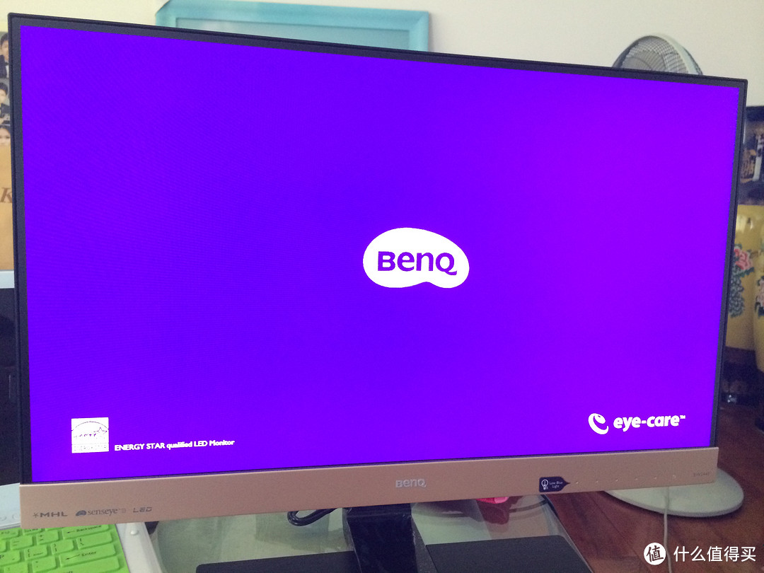 护眼影音利器- BenQ 明基 EW2440L 24寸 不闪式显示器