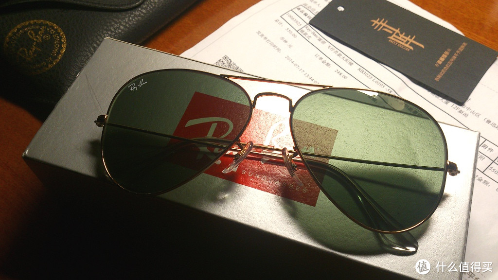 低价入手 Ray-Ban 雷朋 飞行员款太阳镜 RB3025 L0205