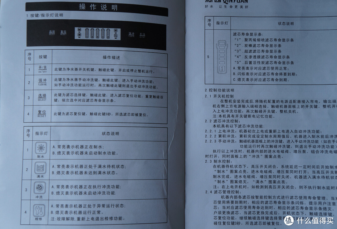 针对当地水质适度改造：评沁园QR-RU-05A反渗透净水器