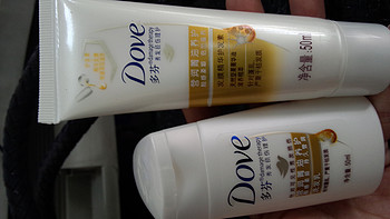 关于Dove 多芬 (养护洗发乳50ml+护发素50ml)的试用体验