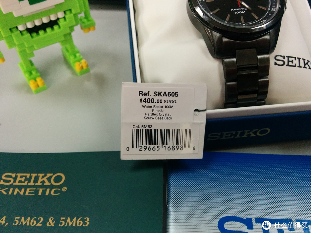 用前摇一摇：SEIKO 精工 Kinetic SKA605 男款人动电能腕表 亚马逊黑色限定款