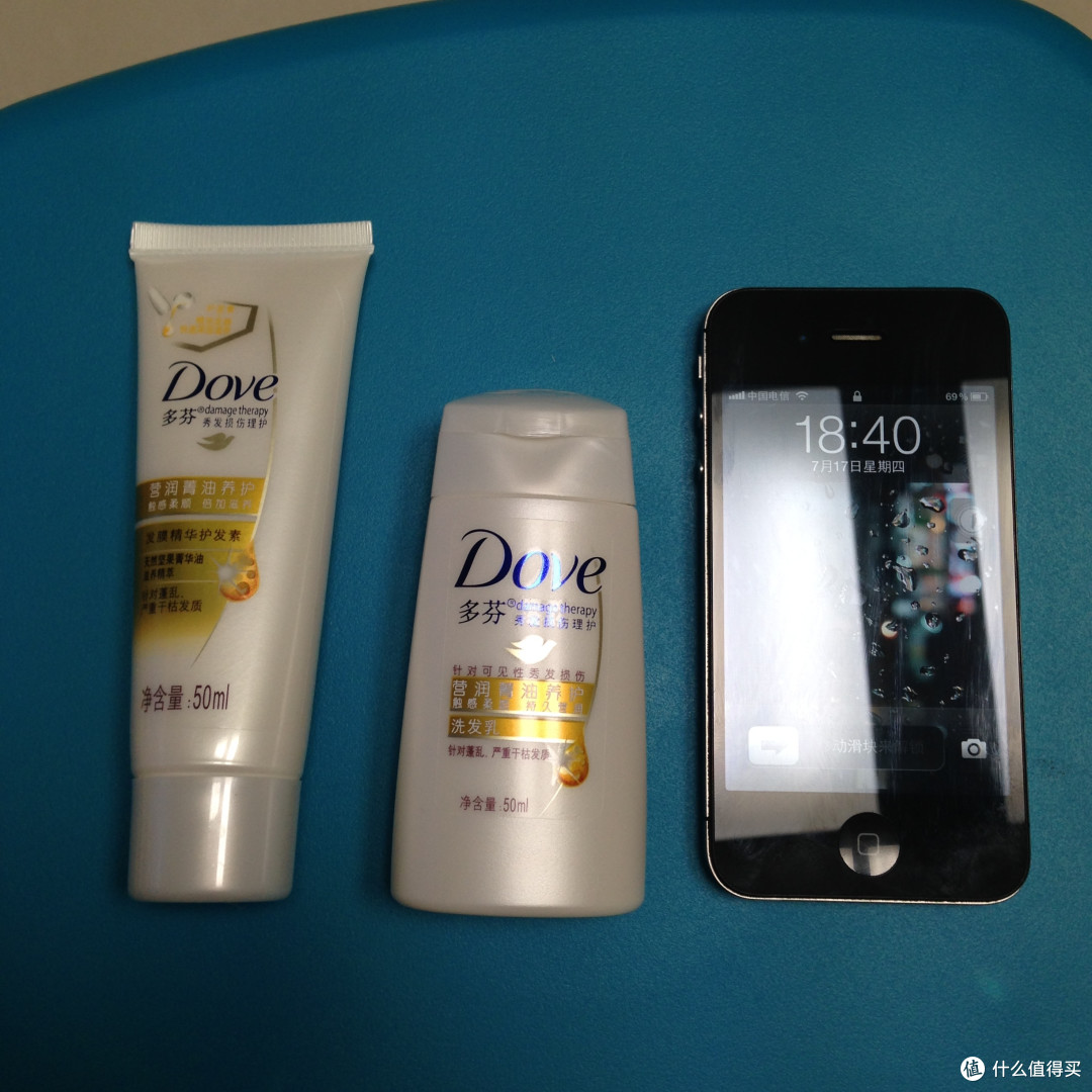 Dove 多芬 养护洗发乳50ml+护发素50ml评测