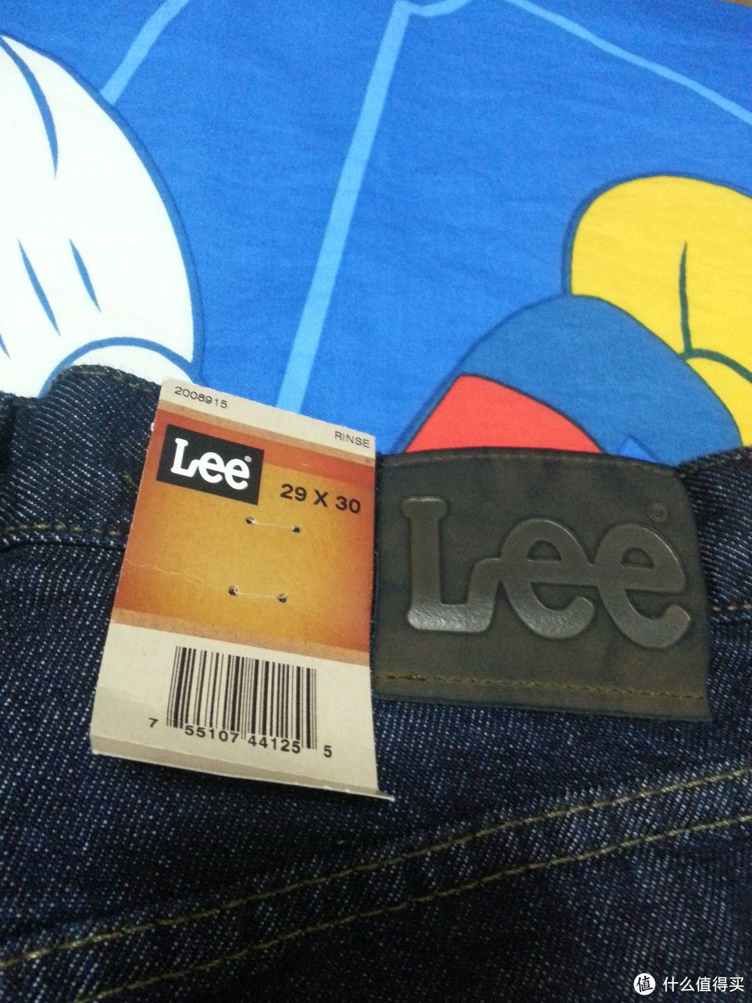 Lee Men's Regular Fit 直筒牛仔裤