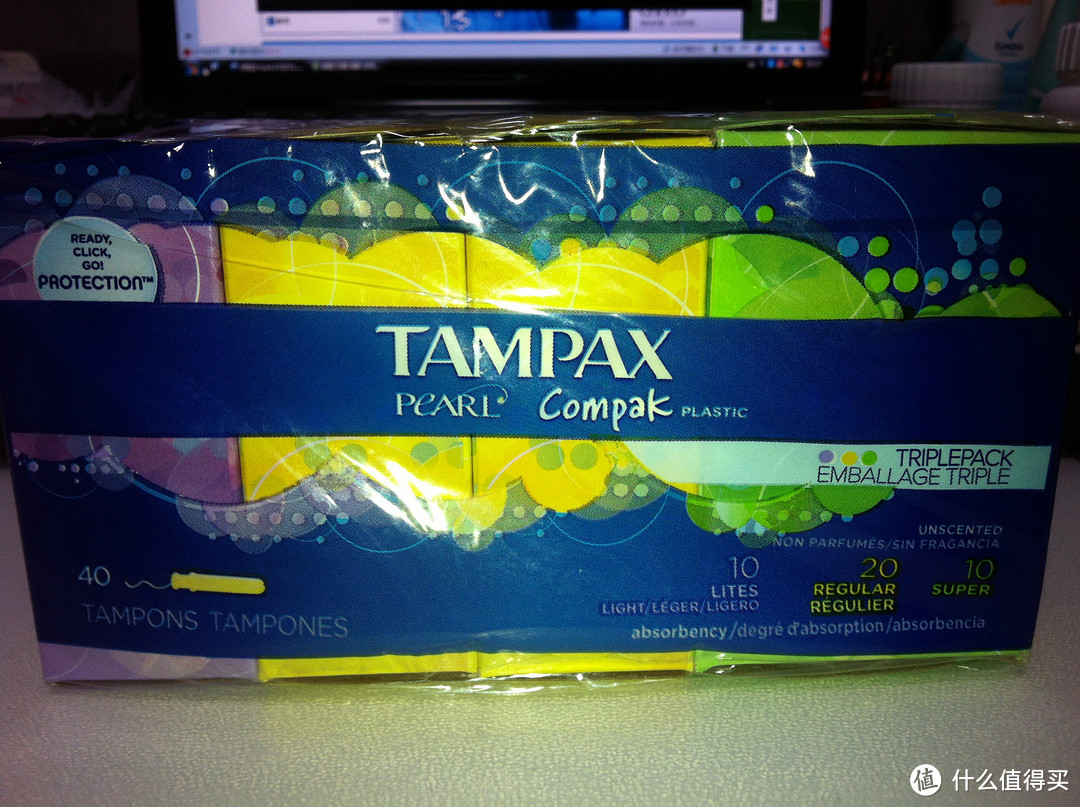 女性用品：Tampax 丹碧丝 塑胶管 卫生棉条