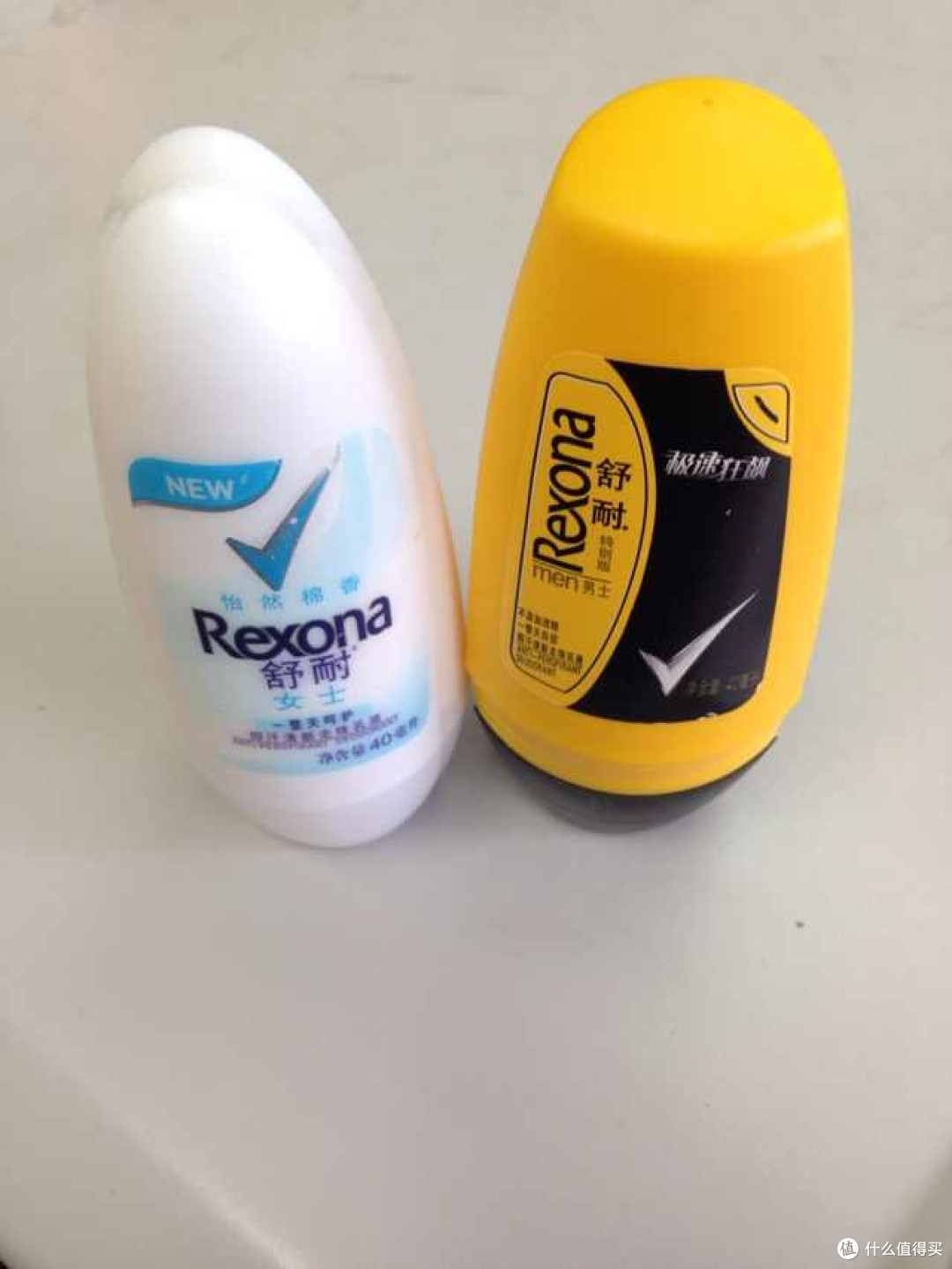给我的产品信息是“舒耐 Rexona 男士抑汗走珠 40ml*2”，可这..