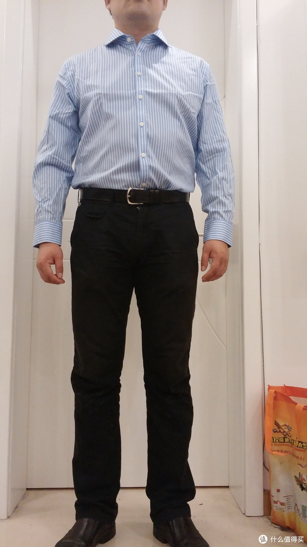 发福后第一次穿上extra slim fit：英淘 CHARLES TYEWHITT  男式衬衫