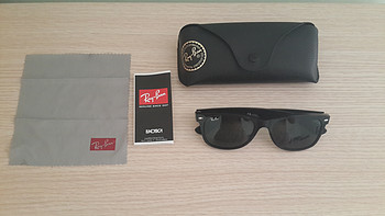 大叔处女晒：Ray-Ban 雷朋 经典徒步旅行者系列墨绿色镜片眼镜太阳镜 2132 901 55MM ym