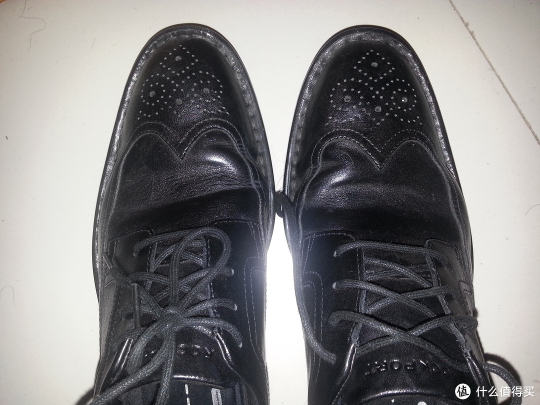 ROCKPORT 乐步 Business Wingtip 男士雕花正装皮鞋