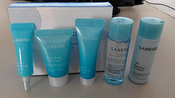 兰芝 LANEIGE 水酷清盈5件套旅行装试用心得