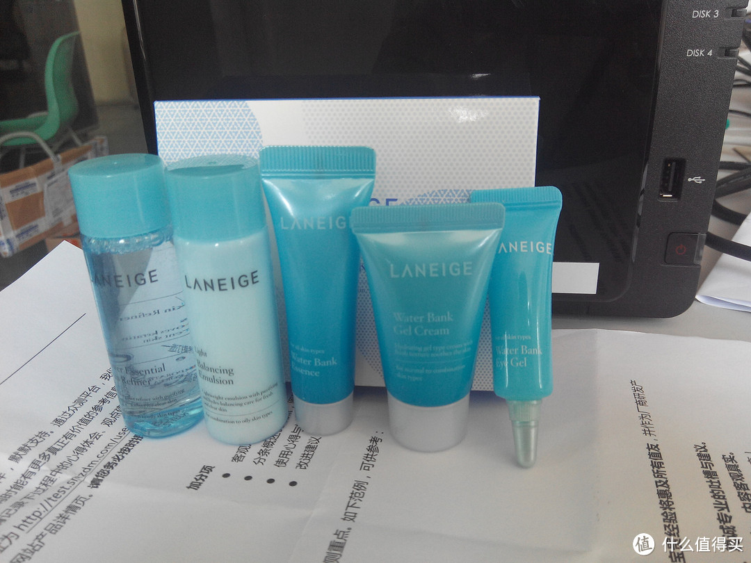 兰芝 LANEIGE 水酷清盈5件套旅行装测评