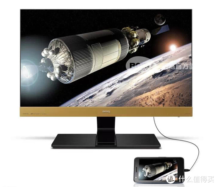 傻瓜式安装、去蓝光、不闪屏、HDMI+魔盒变身网络电视——BenQ 明基 EW2440L 显示器测评