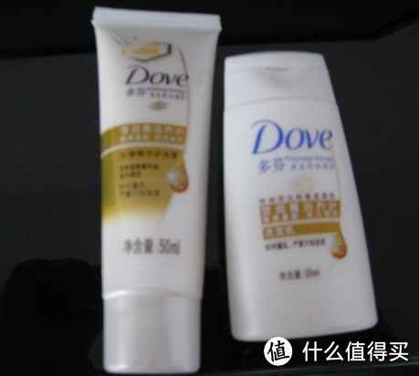 小巧的试用装 Dove 多芬 养护洗发乳50ml+护发素50ml