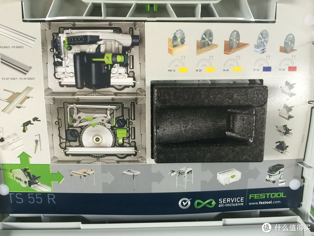 欲善其工 必先利其器：FESTOOL 费斯托 TS 55 REBQ 切入式圆锯