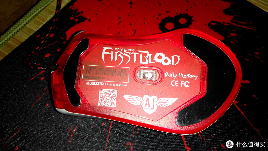 第一滴血 FirstBlood 黑爵 AJ100游戏鼠标试用报告