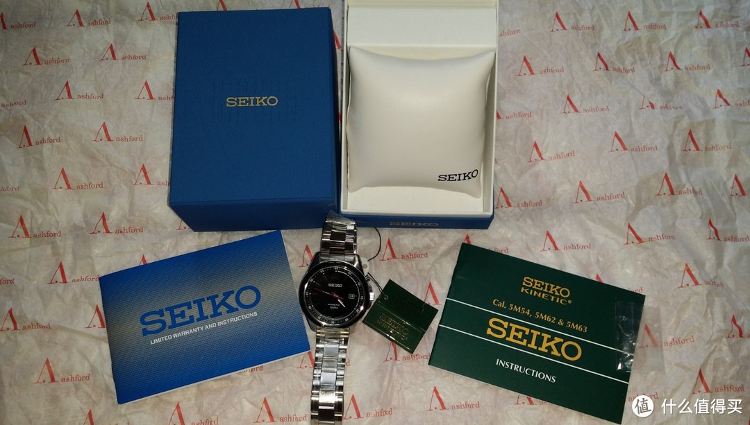 SEIKO 精工 Kinetic SKA603 男士人动电能表 简测