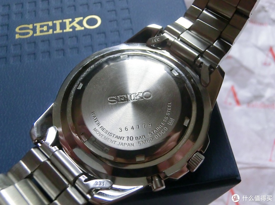 SEIKO 精工 Kinetic SKA603 男士人动电能表 简测