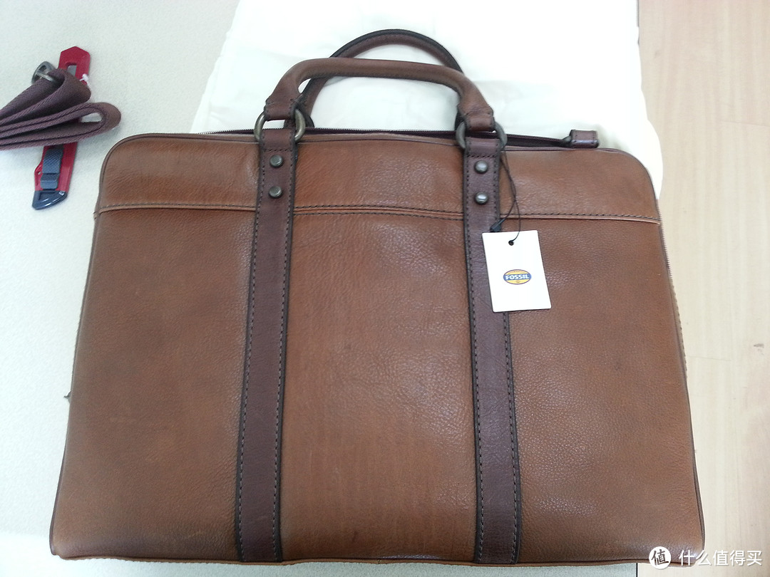 FOSSIL Estate Document Bag MBG9093 男款真皮公文包