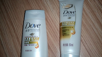 旅行套装----Dove 多芬 养护洗发乳50ml+护发素50ml