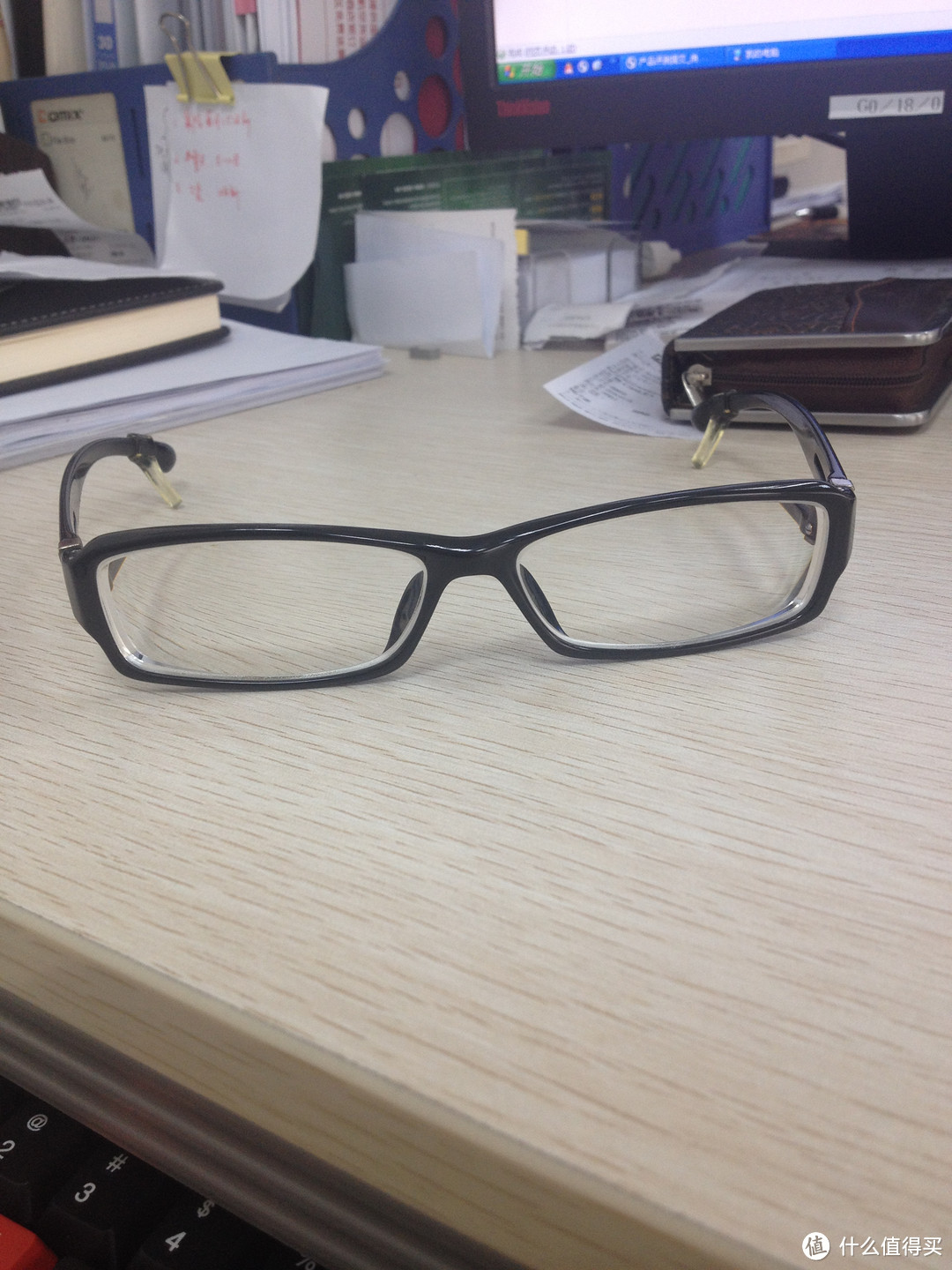 看得见的舒适：CHARMANT 夏蒙 AB3016 BK 近视眼镜框