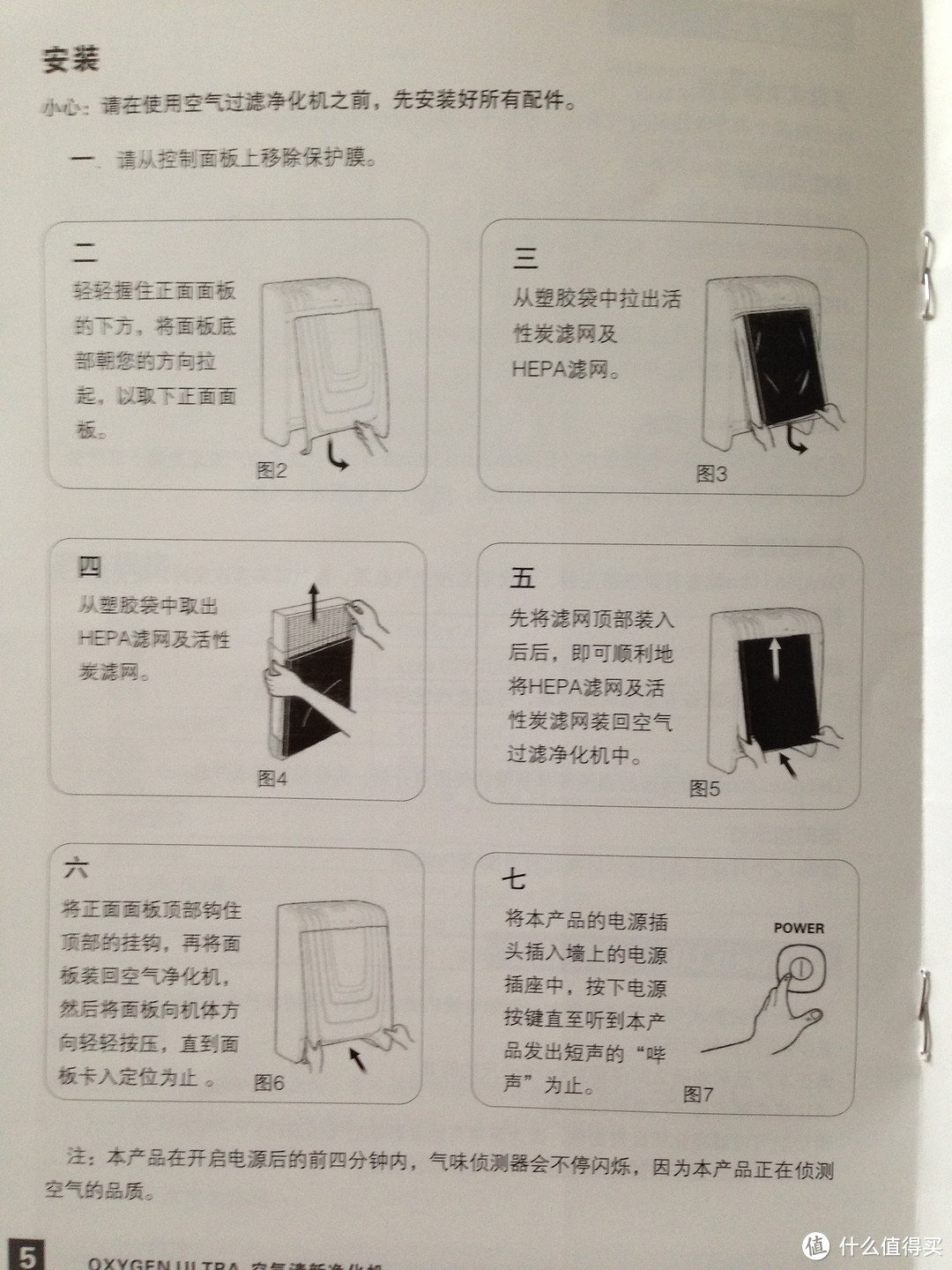 外观酷炫维护简便——红测Electrolux 伊莱克斯 CN500AZ 空气净化器